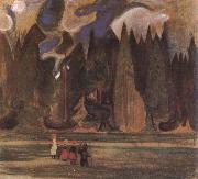 The children toward the forest Edvard Munch